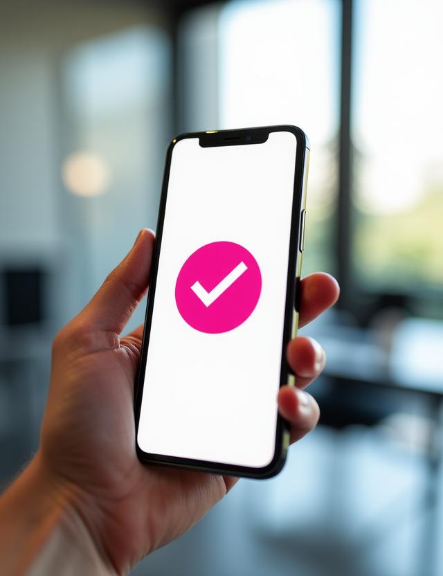 Interfaccia di un'app di mobile banking sicura con messaggio di operazione completata